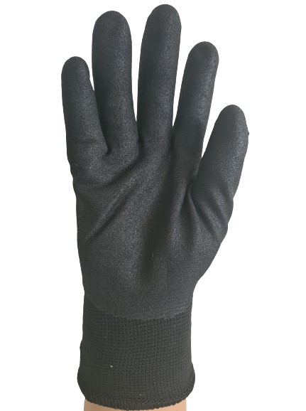 Briers Cosy Gardener Aubergine Thermal Gloves – Size 7 Small – Latex Coated
